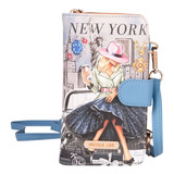 Set Nicole Lee De Portacelular Con Tarjetero Estampado Ss23 Color Success In New York