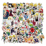7 Pecados Capitales 50 Calcomanias Stickers Pvc Anime Manga