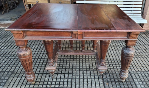 Mesa Antigua Colonial Con Tablas 1,77 X 1,08 Montepio_antig