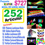 Kit Batucada 2802 Boda Fiesta Led Neon Xv Años Graduación Dj