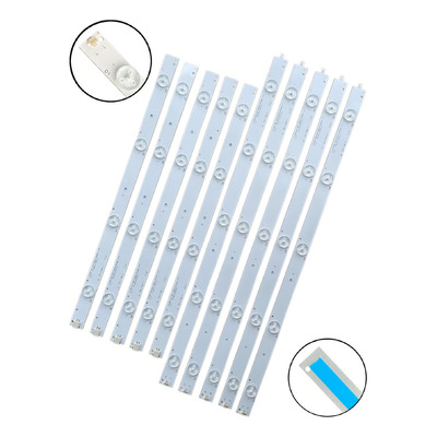 Kit Barramento Led Compativel Panasonic Tc-42as610b Tc42as610b Em Aluminio Com Fita Dupla Face