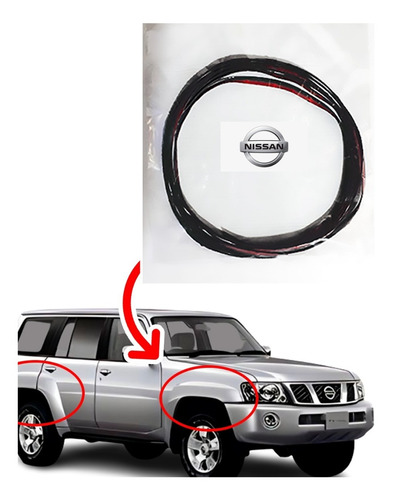 Gomas Vivos Para Buches De Nissan Patrol Con Adhesivo 3m  Foto 3