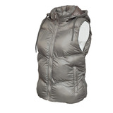 Chaleco Puffer Capucha Desmontable Ultra Liviano Importado..