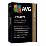 Avg Ultimate Antivirus - Licencia Por 1 Año 10 Dispositivos