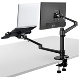 Viozon - Soporte Black Monitor Y Laptop 2 En 1 - Ajustable 1