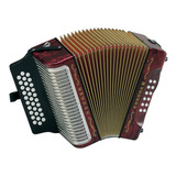 Acordeón A Botones Hohner Corona Iii (tres) Gcf Oferta!