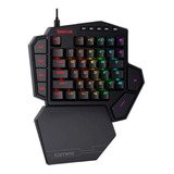 Teclado Gamer Redragon Diti K585 Rgb Switch Brown Rgb 1 Mano