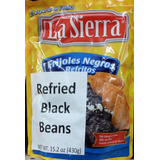 La Sierra Refried Black Beans - Bolsa Para Microondas (15,2 