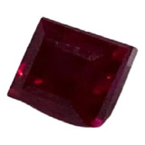 Rubí 5 Ct Rojo Natural Corte Princesa Piedra Preciosa       