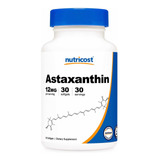 Astaxantina 12mg (30 Cápsulas Blandas) Nutricost