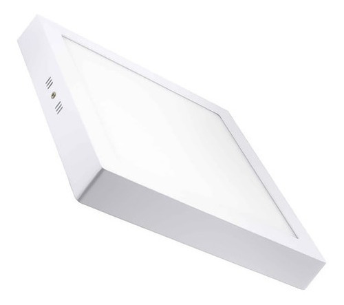 Foco Panel Led Plafon Sobrepuesto Cuadrado 18w Blanca Fria