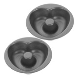 2 Pcs Moldemolde Donas Bandeja Molde Silicona Molde Pastele