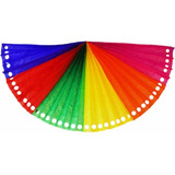 Papel Picado - 10  Guias De Abanico Multicolor