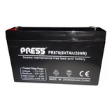 Bateria Gel 6v Volts 7a Amper Press Mg