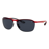 Ray Ban Rb4302m F601/71 Scuderia Ferrari Negro Rojo