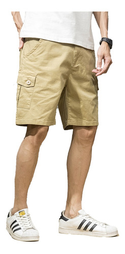 Bermudas De Trabajo Para Hombre Pantalones Cortos Casuales