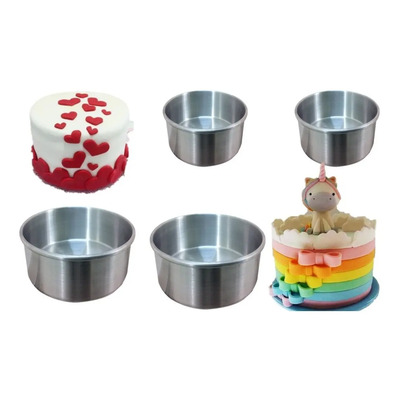  Moldes Pastel Individual Redondo Reposteria 8 Y 10cm 4 Pzs | MercadoLibre