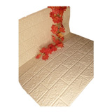 Laminas 3d Ladrillo Beige Claro Autoadhesivas Pack De 10