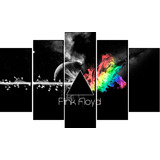 Cuadro Decorativo 5 Piezas Pink Floyd Banda Rock Musica Sala