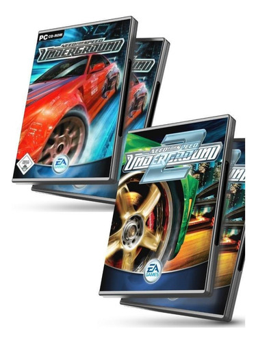 Pack Need For Speed Underground 1 Y 2 Pc Digital + Parches