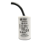 Condensador 8 Uf  450 Vac Con Cable