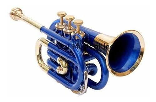 Trompeta De Bolsillo Musical Sai Paso Sib Cobre Lacado Con E