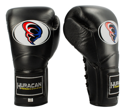 Guantes Boxeo Huracan Premium Cuero Cordones 10 12 Oz