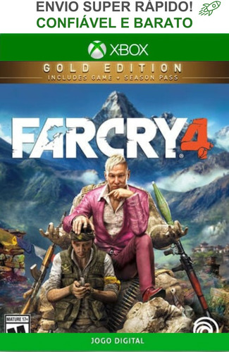 Farcry 4 Gold Edition Xbox One | X  (código 25 Dígitos)