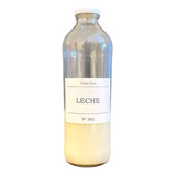 Botella Lechera / Juguera De Vidrio 1 Lt C/etiqueta Deco X3 