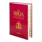 Biblia Libro Pueblo De Dios 2 Tintas Pasta Dura Uñeros
