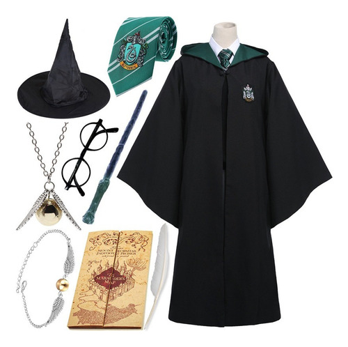 Plo Capa Mágica Harry Potter Cos Hermione Kit De 9 Trajes