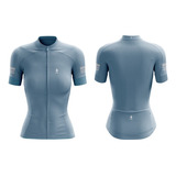 Jersey Ciclismo M/c Mujer Gw Stripes Menta