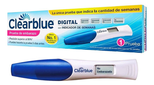 Clear Blue Prueba De Embarazo Digital, Indicador Semanas Emb