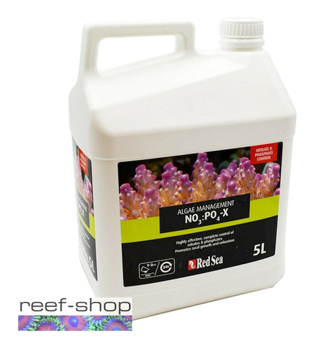 Nopox Red Sea 5 Litros Reductor De Nitratos Y Fosfatos