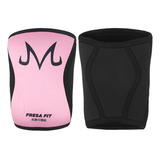 Rodilleras Neopreno Crossfit Gym 7mm Compresion Majin Buu Color Rosa Talla Unitalla Ch - M