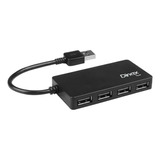 Zapatilla Usb Hub Cuatro Puertos Usb Conector Adaptador 2.0 