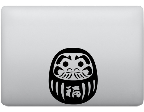 Adesivo De Notebook Daruma Zen Budismo