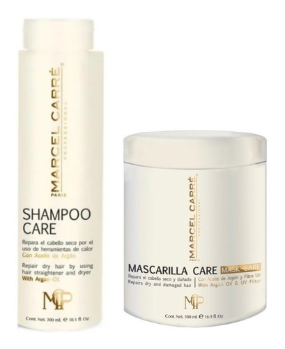 Marcel Carre Shampoo 300ml Mascarilla 500ml Care