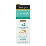 Protector Solar Facial Neutrogena Sun Fresh Tono Oscuro 40g