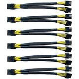 Pack Cables Tipo Gpu Vga A Pci-e 8pin Amangny X6 -negro