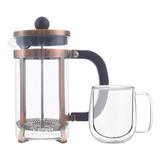 Pack Cafetera Francesa 600 Ml + Taza Mug 300 Ml Simplit