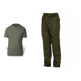 Kit Remera Verde Con Pantalon Verde 4 Bolsillos