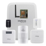 Kit Alarme Intelbras Amt8000 Pro Net Wifi 4g S Fio 12 Sensor