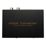 Hdmi Converter A Hdmi+toslink+rca L/r 1080p Full Hd 3d -