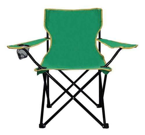 Silla Director Plegable Con Bolso Para Niños Verde Camping