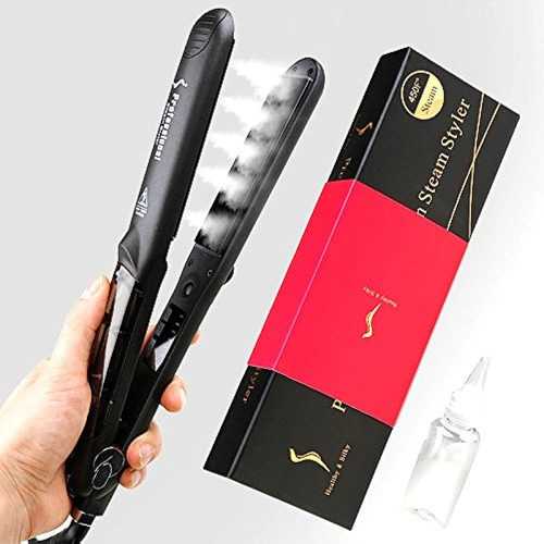 Plancha Alisadora Para El Cabello A Vapor Profesional