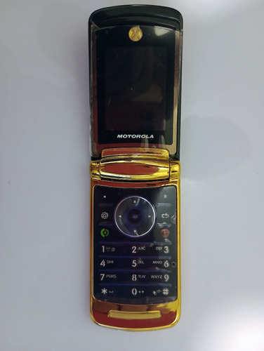 Motorola V8 Dourado Razr2 Flip Gsm Cam 2mp Bluetooth