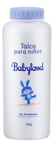 Talco Hipoalergénico Para Niños 100 Gr Babyland