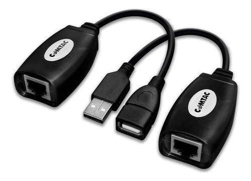 Extensor Usb Através De Cabo De Rede Lan Até 50m Comtac 9312