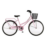 Bicicleta Futura Rod.26 3577 City Cruiser Dama Rosa Palo